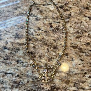 Vintage Rhinestone Choker Necklace